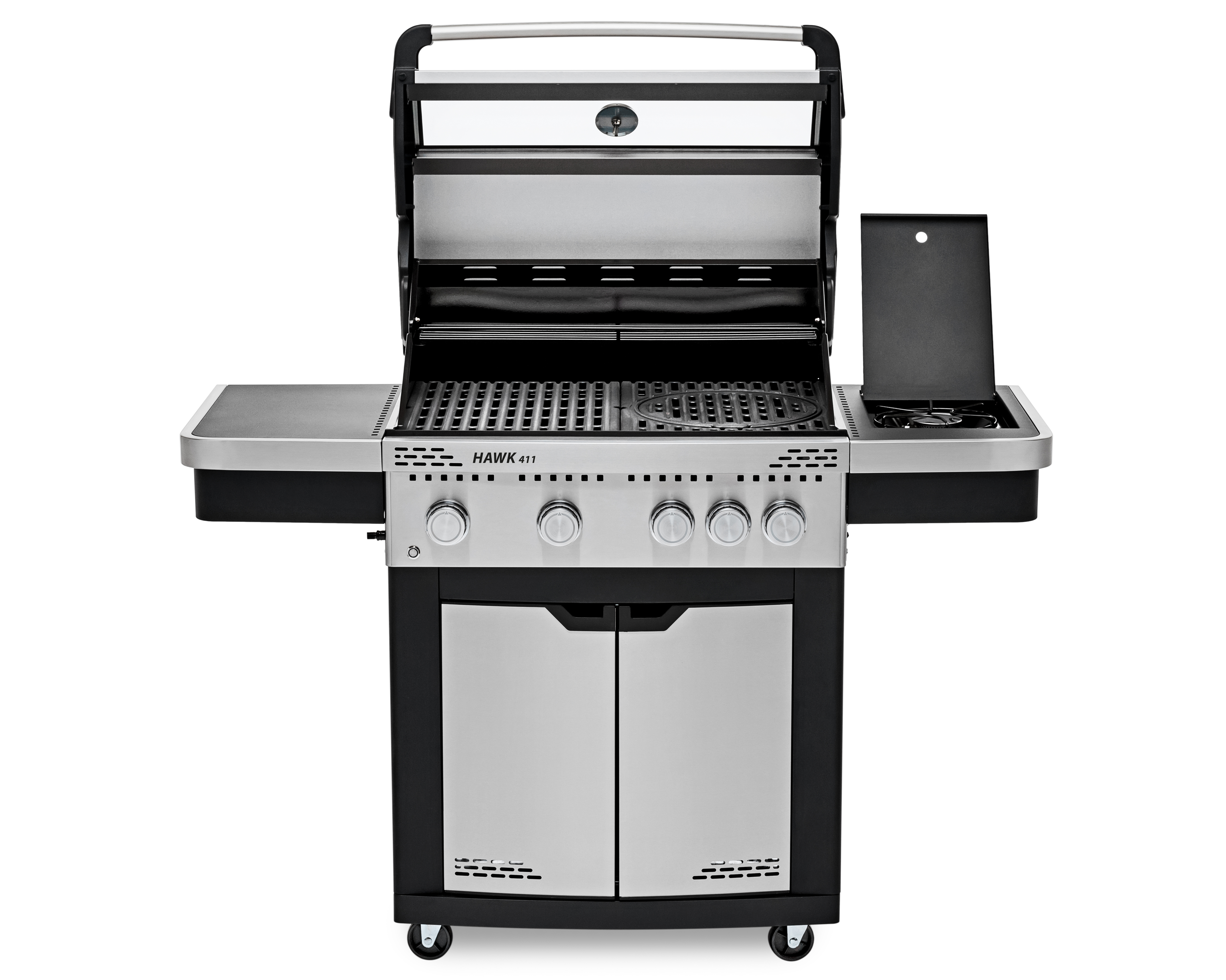 Gasgrill Grandstate Hawk 4-Brenner mit Seitenbrenner | theBBQshop.de