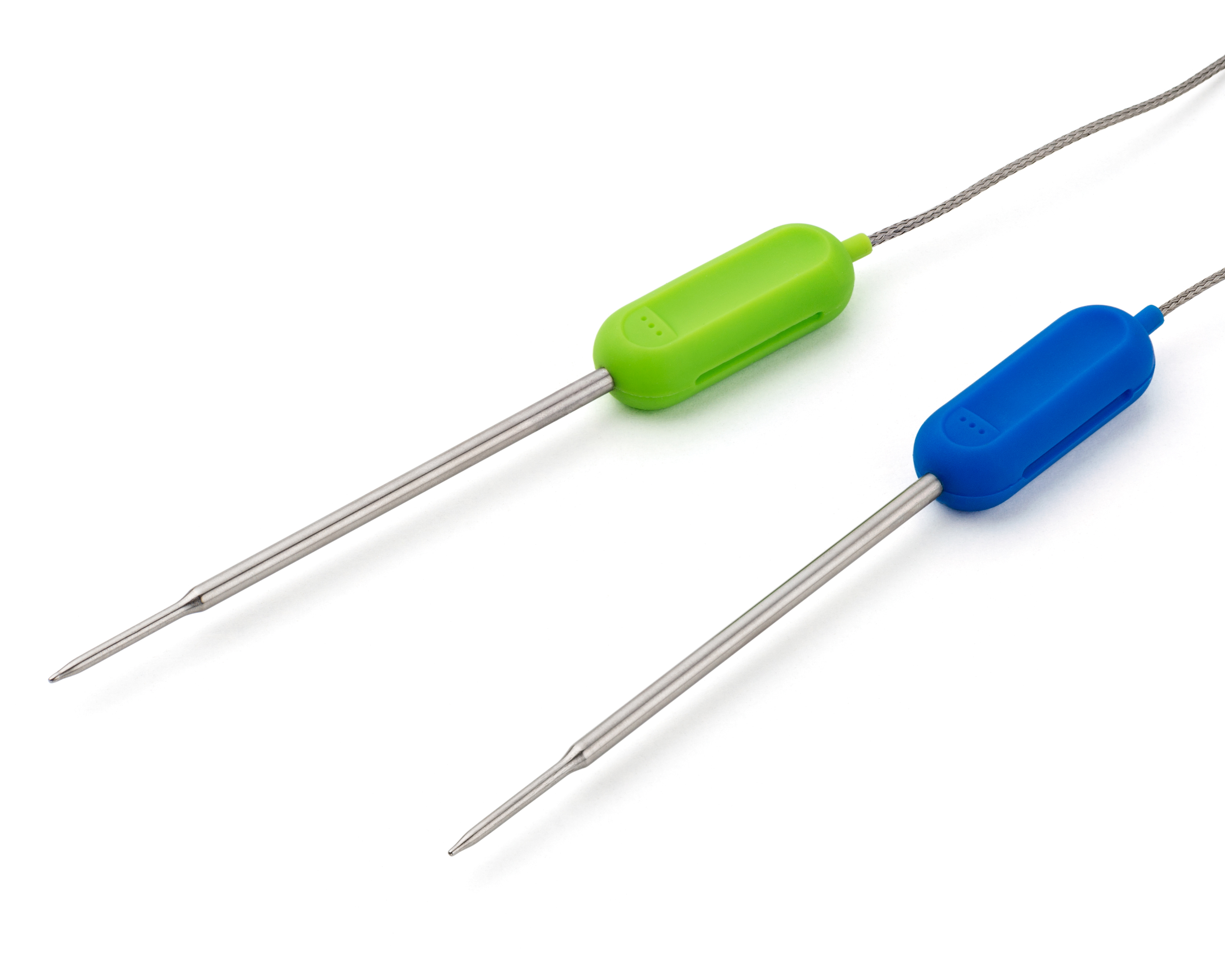 Grillzubehör | Grillthermometer Temperaturmessfühler grün blau | theBBQshop.de