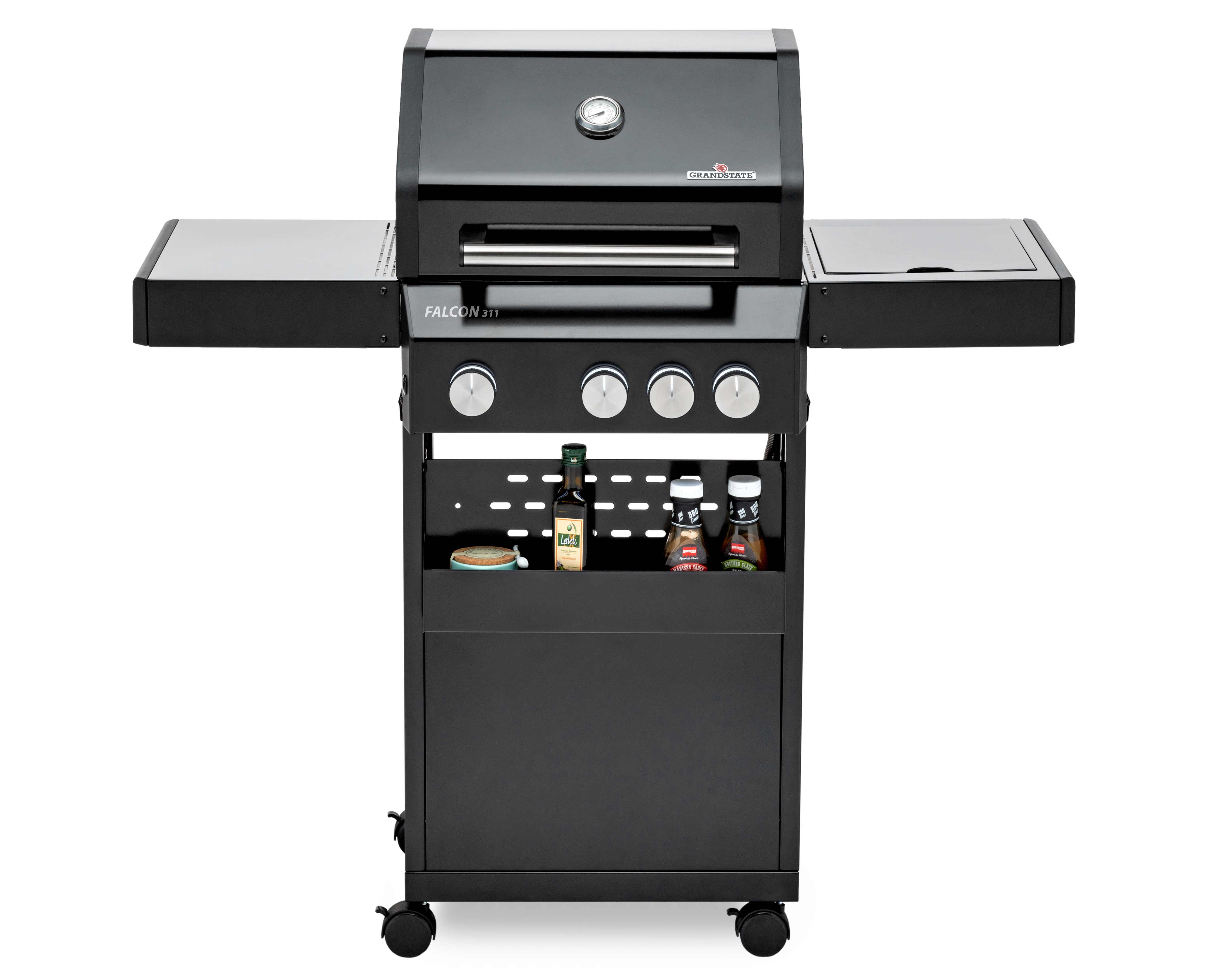 Gasgrill Grandstate Falcon 3-Brenner Stauraum | theBBQshop.de
